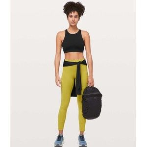 Lululemon Women Size 2 Black Energy Bra High-Neck Longline Tough Luxtreme